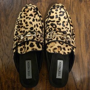 Steve Madden Leopard Print Loafers